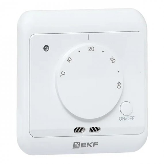 Фотография товара 'EKF mtt-3 Термостат для теплых полов механический белый 16 A 230В'