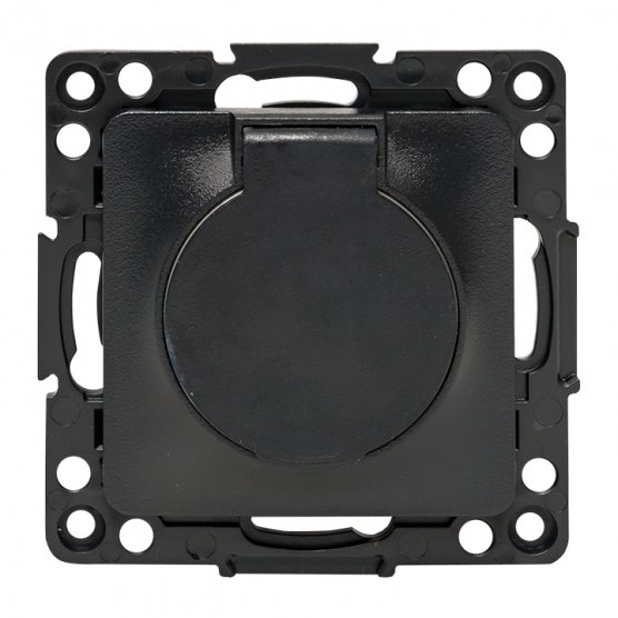 Фотография товара 'EKF EZR16-028-10-44 Стокгольм Механизм Розетки 1-местной с/з 16А'