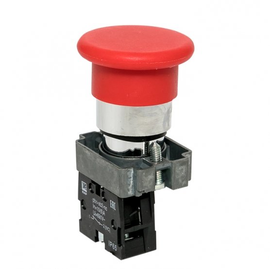 Фотография товара 'EKF xb2-bc42-65 Кнопка BC42 грибок NC IP65 PROxima'