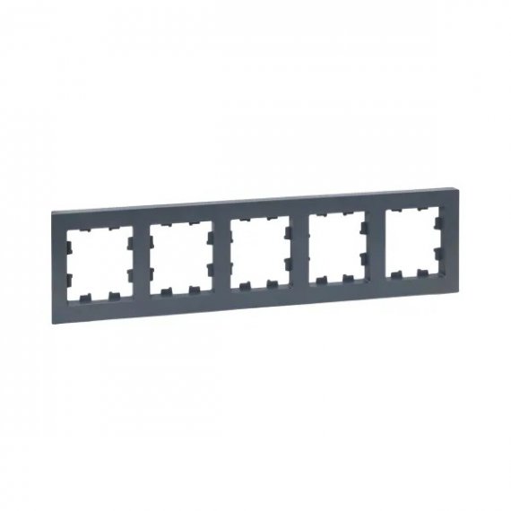 Фотография товара 'EKF UP1-FPG-05 5 - местная рамка, графит, пластик Эпика'