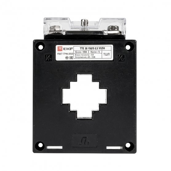 Фотография товара 'EKF tte-30-150-0.5S Трансформатор тока ТТЕ-30-150/5А класс точности 0,5S'