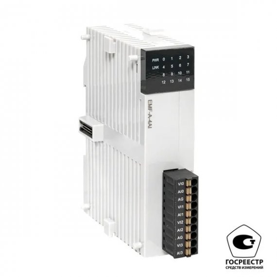 Фотография товара 'EKF EMF-A-4AI-V Модуль аналогового ввода EMF 4 PRO-Logic'