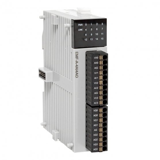 Фотография товара 'EKF EMF-A-4AI4AO Модуль аналогового в/в EMF 4/4 PRO-Logic'