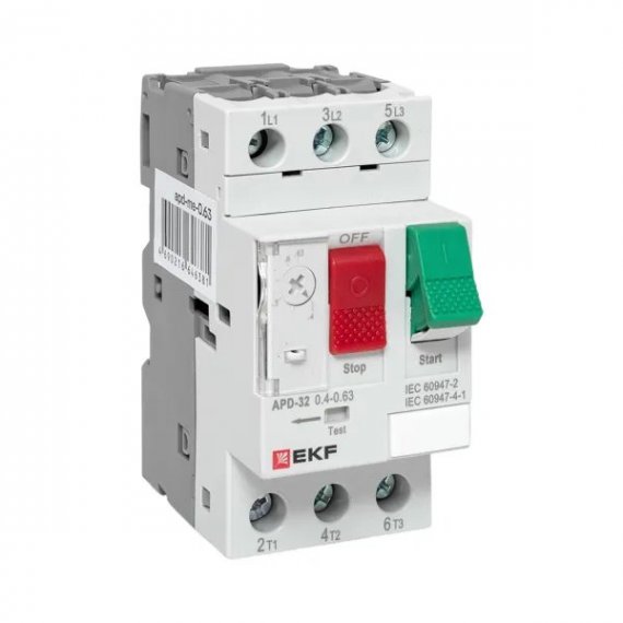 Фотография товара 'EKF apd-me-0.63 Автомат пуска двигателя АПД-32 0,4-0,63А'