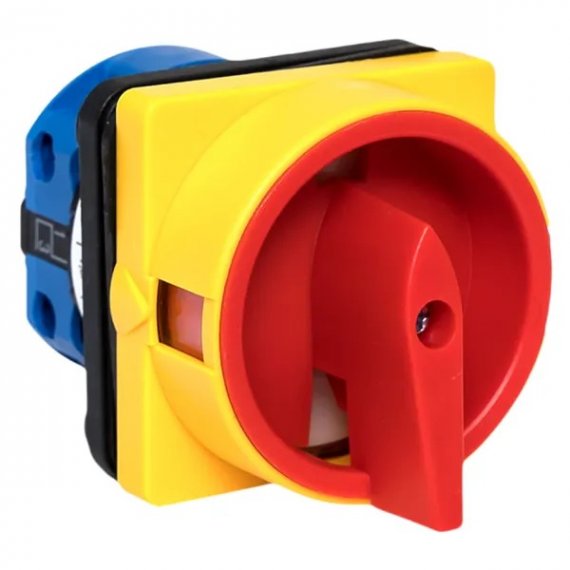 Фотография товара 'EKF pk-1-11-25-a65 Переключатель кулачковый ПК-1-11 25А 1P "0-1" с блокировкой IP65'