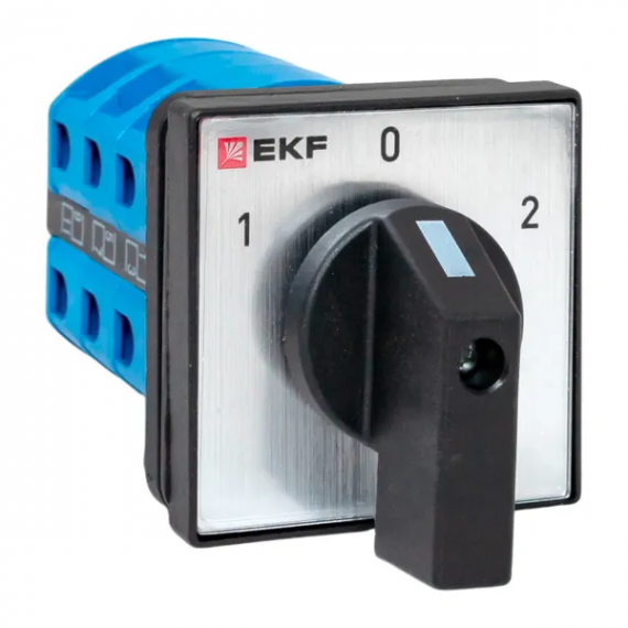 Фотография товара 'EKF pk-1-43-25-65 Переключатель кулачковый ПК-1-43 25А 3P «1-0-2» IP65'
