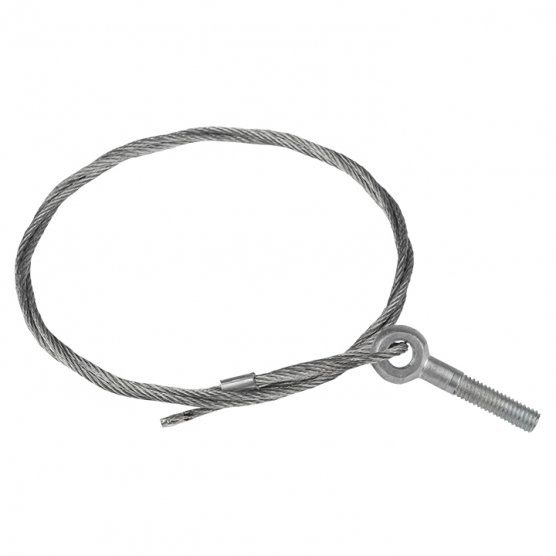 Фотография товара 'EKF trrbm6-2 Трос стальной с рым-болтом М6 2 м (2 мм)'