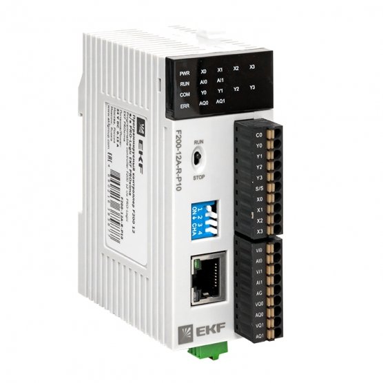 Фотография товара 'EKF F200-12A-R-P10 Программируемый контроллер F200 12 в/в PRO-Logic'