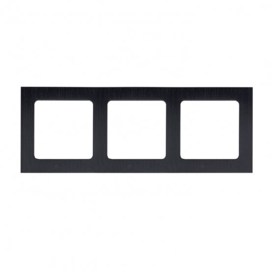 Фотография товара 'EKF EZM-G-304-10 Стокгольм Рамка 3-местная металлическая'