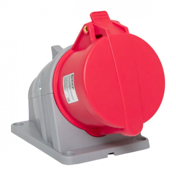 Фотография товара 'EKF ps-125-32-380-PRO Розетка стационарная наружная 125 3Р+РЕ+N 32А 380В IP44'