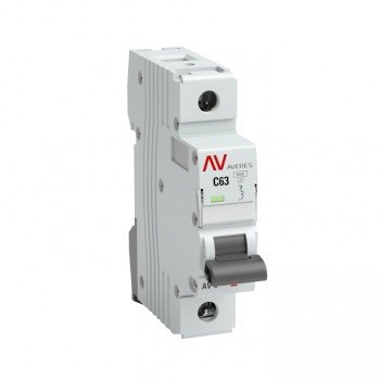 Фотография товара 'EKF Выключатель автоматический AV-6 1P 10A (D) 6kA AVERES mcb6-1-10D-av'