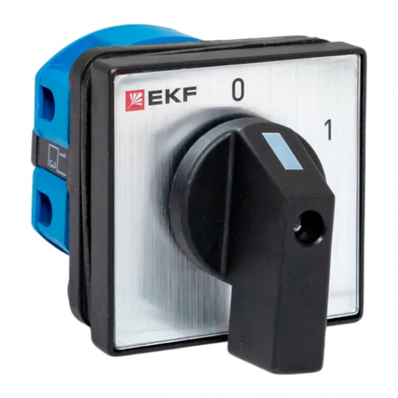 Фотография товара 'EKF pk-1-12-25-65 Переключатель кулачковый ПК-1-12 25А 2P «0-1» IP65'