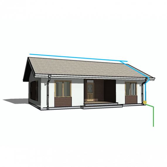 Фотография товара 'EKF lp-8x8 Комплект молниезащиты частного дома габ. 8х8м'