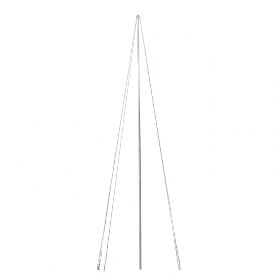 Фотография товара 'EKF lp-5000-40-st Мачта молниеприемная L=5м, D=40мм с оттяжками St'