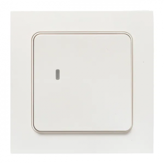 Фотография товара 'EKF RCV-ST1-WS-ZB Умный беспроводной выключатель Стокгольм 1-кл белый Zigbee'