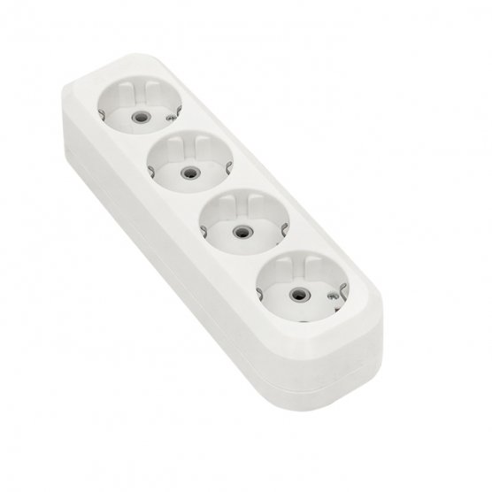 Фотография товара 'EKF AKB16-4 Колодка 4 гн. 16А 3,5кВт с/з Эксперт PROxima'