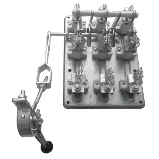 Фотография товара 'EKF rps-r-400l Разъединитель-предохранитель РПС-4 400А'