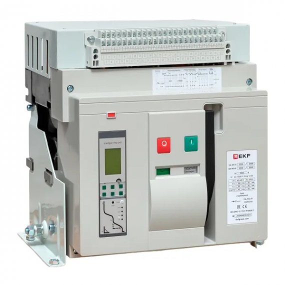 Фотография товара 'EKF mccb45-3200-2500-v2 Выключатель воздушный автоматический ВА-45 3200/2500А 3P 100кА'