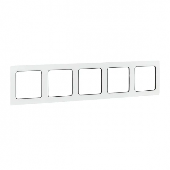 Фотография товара 'EKF EAM-G-306-10 Стокгольм Рамка 5-местная белая'
