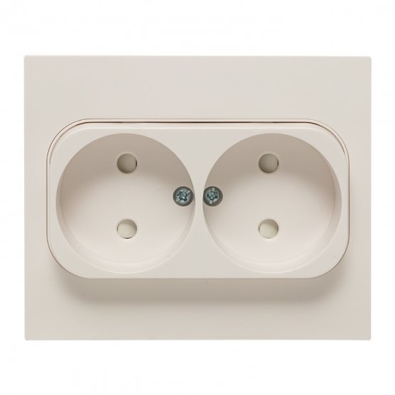 Фотография товара 'EKF EXR10-102-10 Стокгольм Розетка 2-местная б/з 10А PROxima'