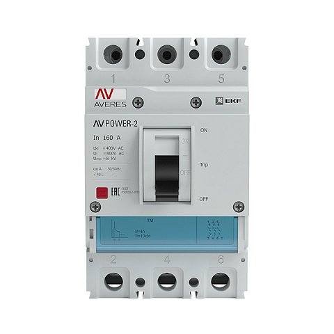 Фотография товара 'EKF Автоматический выключатель AV POWER-3/3 400А 35kA TR mccb-33-400-TR-av'