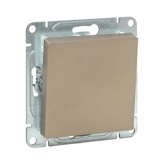 Фотография товара 'EKF UP1-SWC-10 Механизм выключателя, одноклавишный, шампань Эпика'