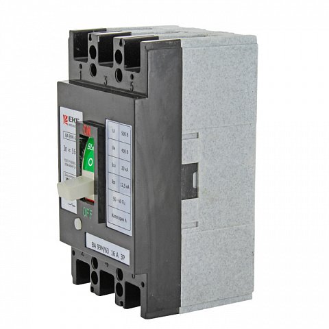 Фотография товара 'EKF Выключатель автоматический ВА-99М 63/16А 3P 25кА PROxima mccb99-63-16m'