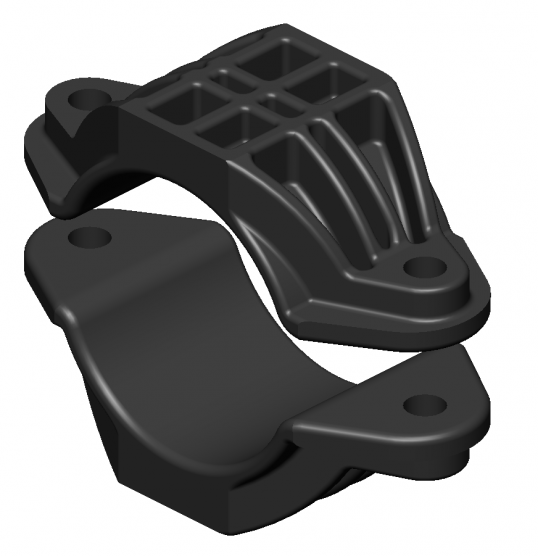 Фотография товара 'EKF scc6590 Одиночное кабельное крепление D 65-90 мм'