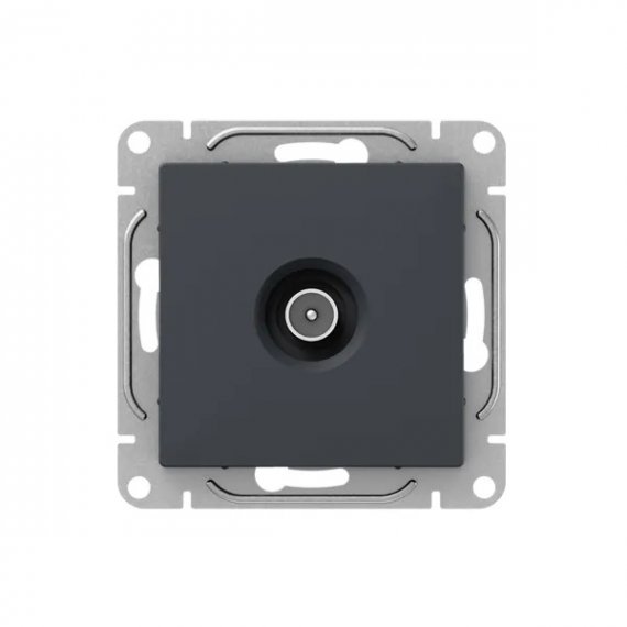 Фотография товара 'EKF UP1-SOG-TV-2 Механизм розетки TV, проходная, графит Эпика'