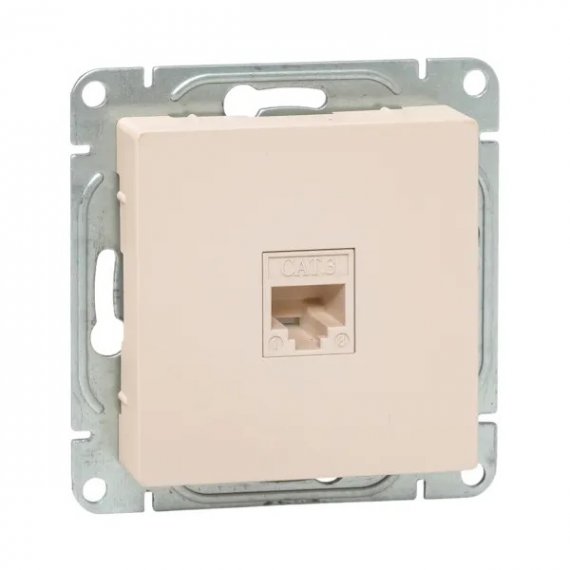 Фотография товара 'EKF UP1-SOI-RJ11 Механизм розетки RJ11, кремовый Эпика'