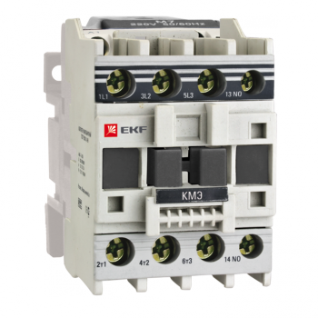 Фотография товара 'EKF Контактор КМЭ малогабаритный 12А 380В 1NC PROxima ctr-s-12-380-nc'
