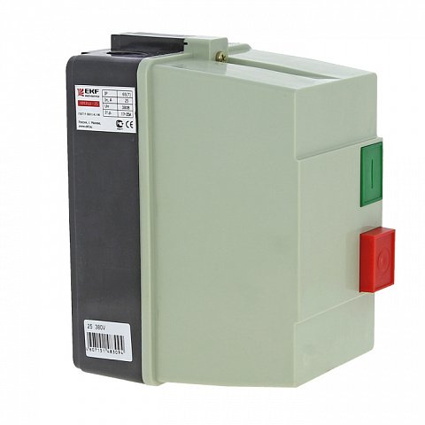 Фотография товара 'EKF Пускатель в корпусе КМЭ 32А 220В с РТЭ IP65 PROxima ctrp-r-32-220v'