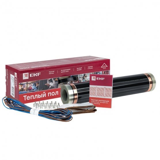 Фотография товара 'EKF Ik-220-2200/0,5-10 Инфракрасный пленочный теплый пол 2200Вт 10м2'