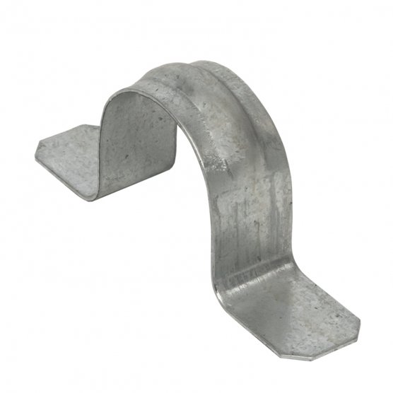 Фотография товара 'EKF smp-2-25-26 Скоба металлическая двухлапковая d25-26 мм PROxima'