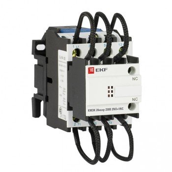 Фотография товара 'EKF Контактор для конденсатора КМЭК 20квар 230В 2NО+1NC PROxima ctrk-s-43-20-230'