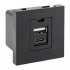 Фотография товара 'EKF E2MR2B-21USB-10-AC Розетка USB A+C, 2.1А, 2 гнезда, без индикатора'