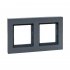 Фотография товара 'EKF UP1-FPG-02-44 2 - местная рамка, IP44, графит, пластик Эпика'
