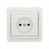 Фотография товара 'EKF Розетка 1-местная без заземления 10А керамика PROxima EER10-022-10C'