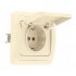 Фотография товара 'EKF Розетка 1-местная с заземлением и крышкой 16А PROxima EER16-029-20'