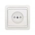 Фотография товара 'EKF Розетка 1-местная без заземления 10А с защитной шторкой PROxima EER10-022-100'