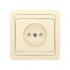 Фотография товара 'EKF Розетка 1-местная без заземления 10А с защитной шторкой PROxima EER10-022-200'