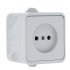 Фотография товара 'EKF Розетка 1-местная 10А без заземления IP44 EKR10-022-10-44'