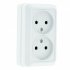 Фотография товара 'EKF Розетка 2-местная 10А без заземления PROxima ENR10-102-10C'