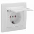Фотография товара 'EKF Розетка 1-местная СП с заземлением и крышкой 16А с защитной шторкой Basic ERR16-029-100'