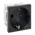 Фотография товара 'EKF E2MR16-028-30 Розетка 45x45 с зазем., с защ. шторками, 90 градусов'