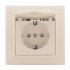 Фотография товара 'EKF Минск Розетка 1-местная СП с/з с крышкой 16А бежевая ERR16-029-200-44'