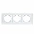 Фотография товара 'EKF Минск Рамка 3-местная стеклянная белая ERM-G-403-10'