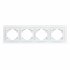 Фотография товара 'EKF Минск Рамка 4-местная стеклянная белая ERM-G-404-10'