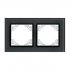 Фотография товара 'EKF Минск Рамка 4-местная стеклянная черная ERM-G-404-70'