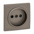 Фотография товара 'EKF Валенсия лицевая панель розетки 1-местной б/з 10 А графит ESR10-L-022-60'